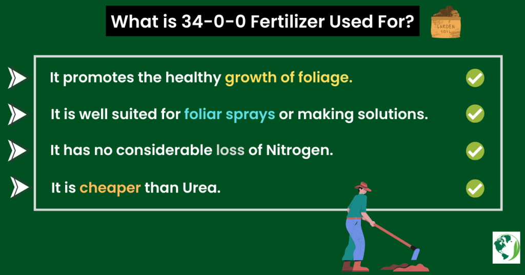 What is 34-0-0 Fertilizer Used For