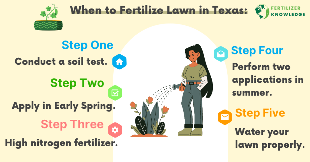 when to fertilize lawn in Texas
