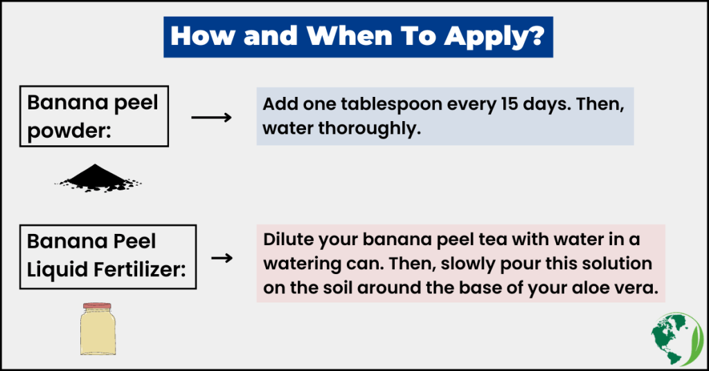 how to apply banana peel fertilizer