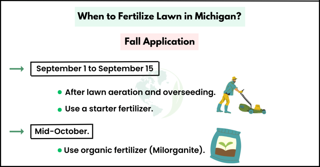 When to Fertilize Lawn in Michigan in Fall