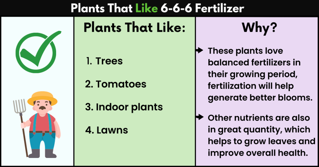 Plants That Like 6-6-6 Fertilizer