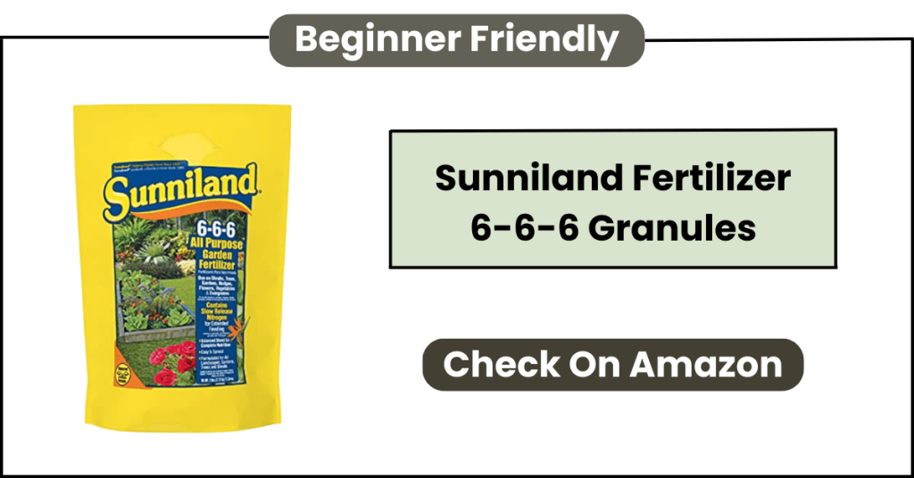 Sunniland Fertilizer 6-6-6 Granules